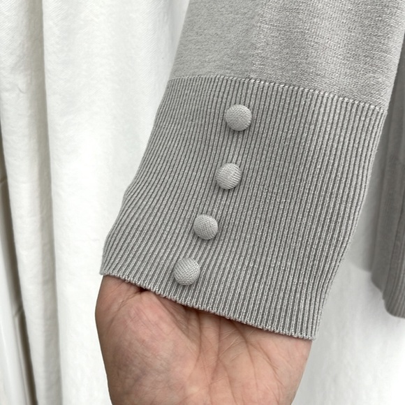 Grace Elements gray cardigan size medium - Picture 4 of 5